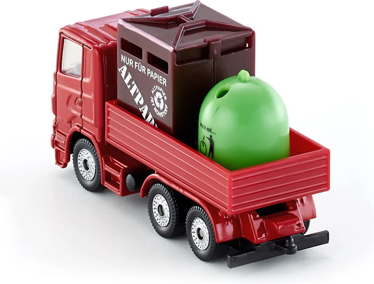 SIKU Recycle Vrachtwagen 0828 - Rood