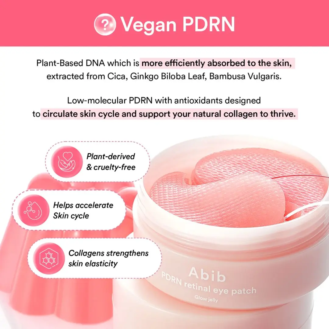 Abib PDRN Retinal Eye Patch Glow Jelly - 60 Stuks - afbeelding 5 van 6
