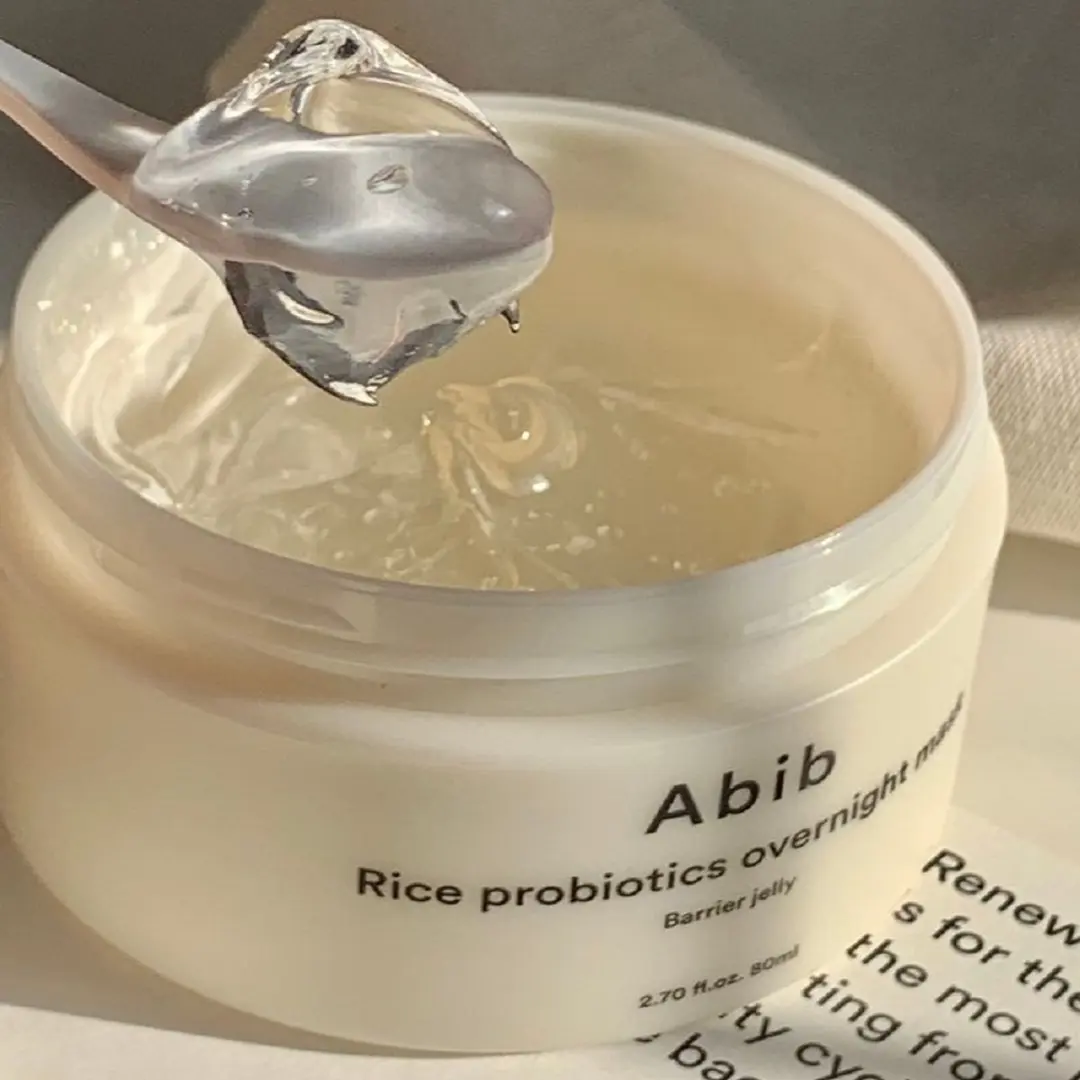 Abib Rice Probiotics Overnight Mask Barrier Jelly 80ml - afbeelding 6 van 6