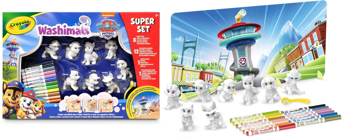 Crayola Washimals Paw Patrol Hobbypakket