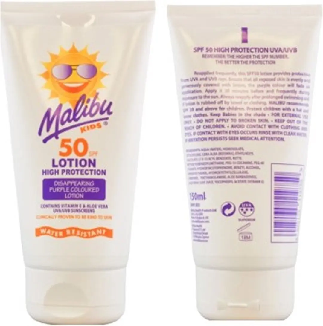 Malibu Kids Coloured Sun Lotion SPF50