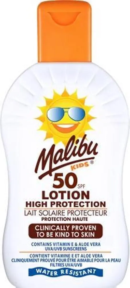 Malibu Kids Zonnebrandcrème SPF 50 - 200ml