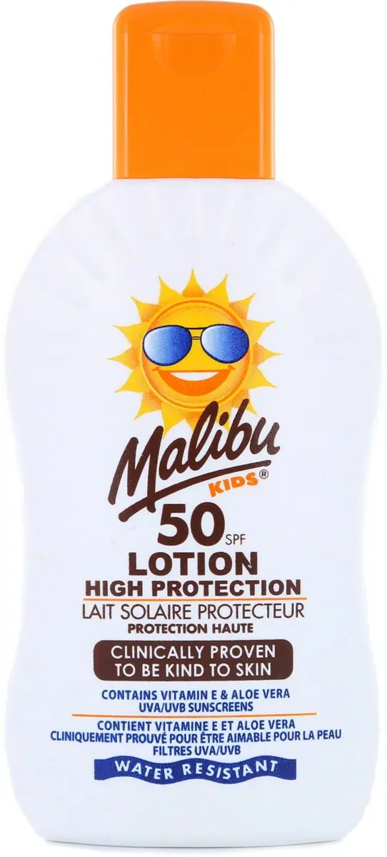 Malibu Kids Zonnebrandcrème SPF 50 - 200ml