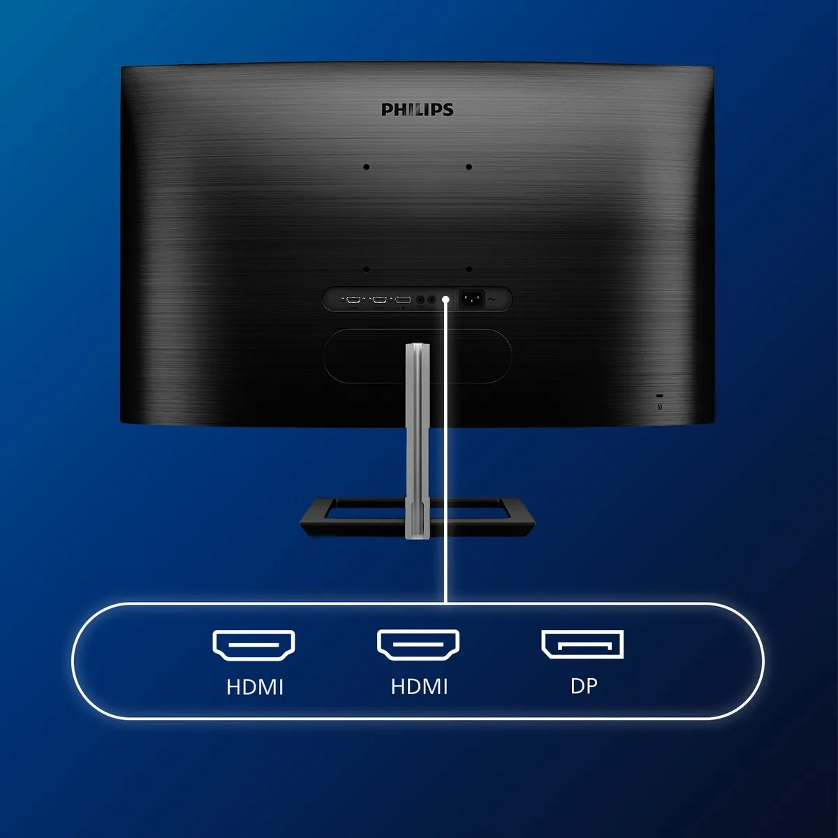 Philips 328E1C Curved Monitor 4K - 32 inch