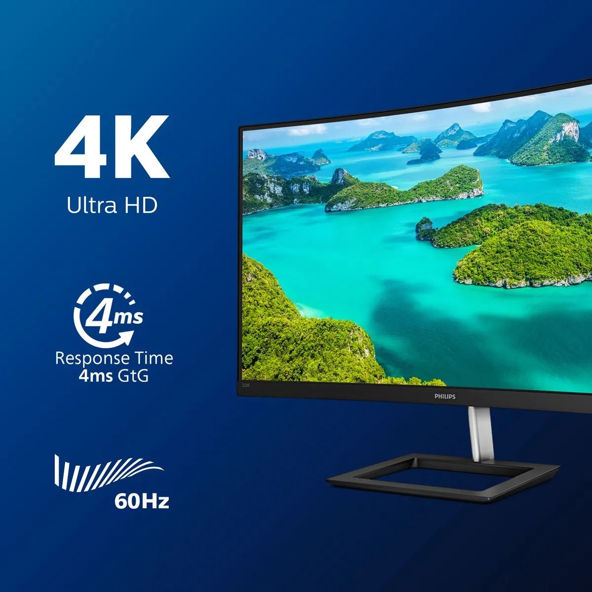 Philips 328E1C Curved Monitor 4K - 32 inch - afbeelding 6 van 6