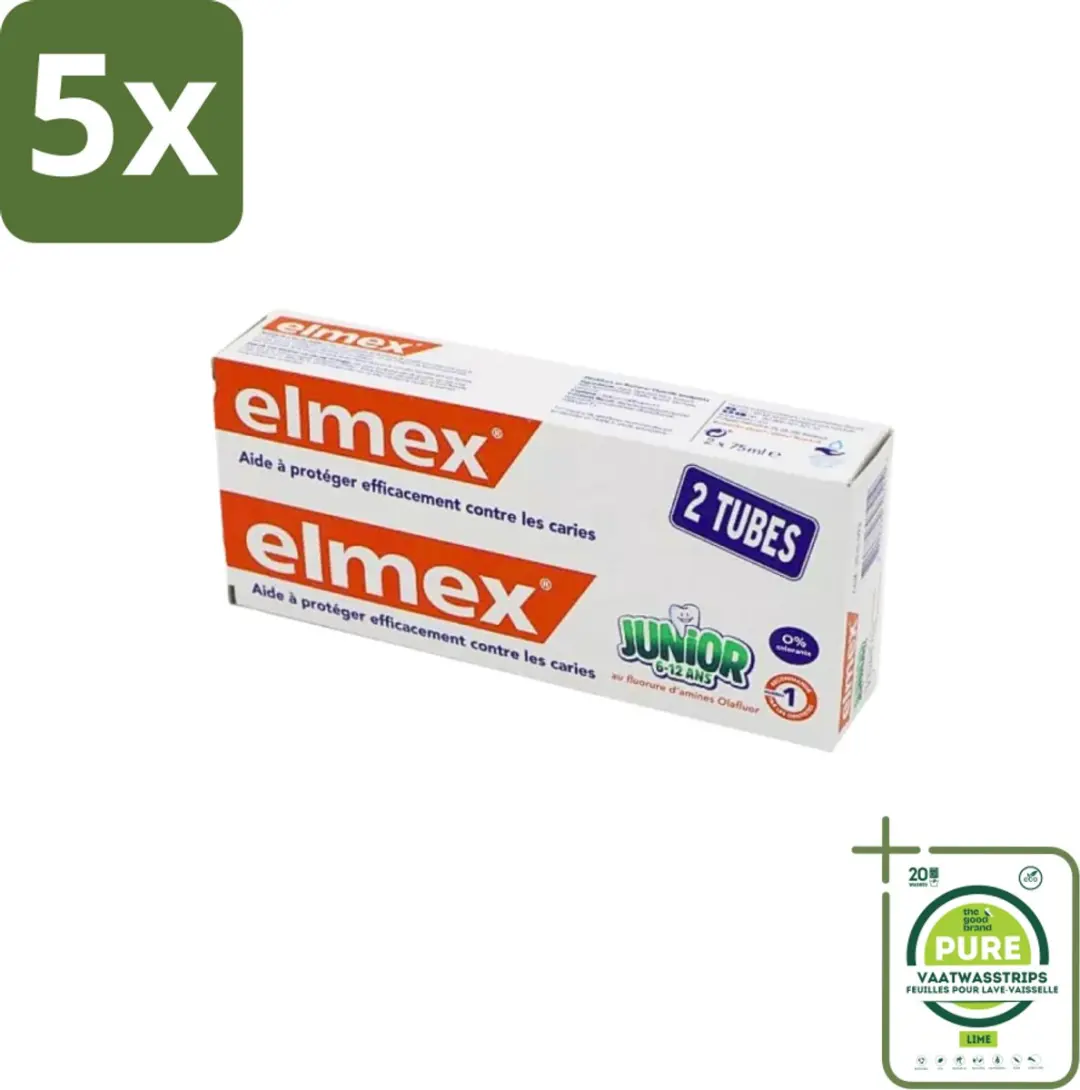 5 x Elmex Junior Tandpasta