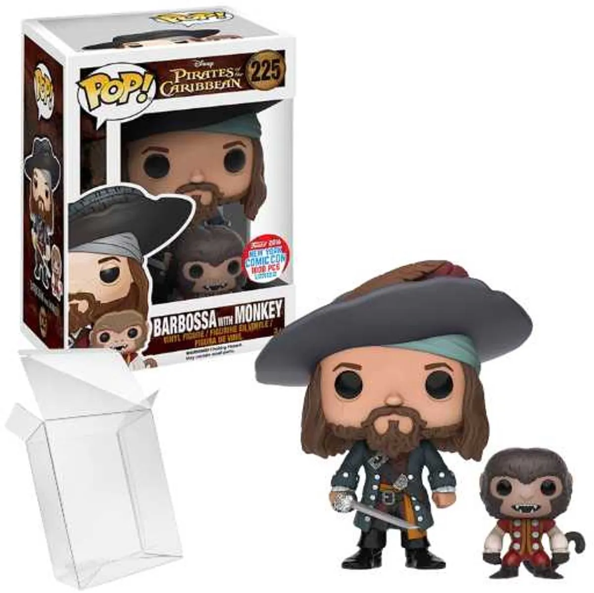 Funko Pop! Disney Pirates of the Caribbean Barbossa met Aap #225