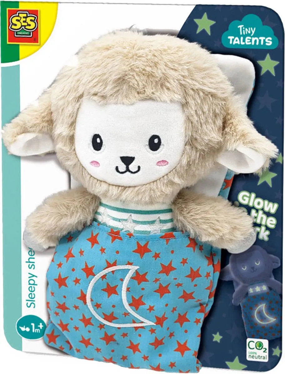 SES Creative Tiny Talents Sleepy Schaap Knuffel