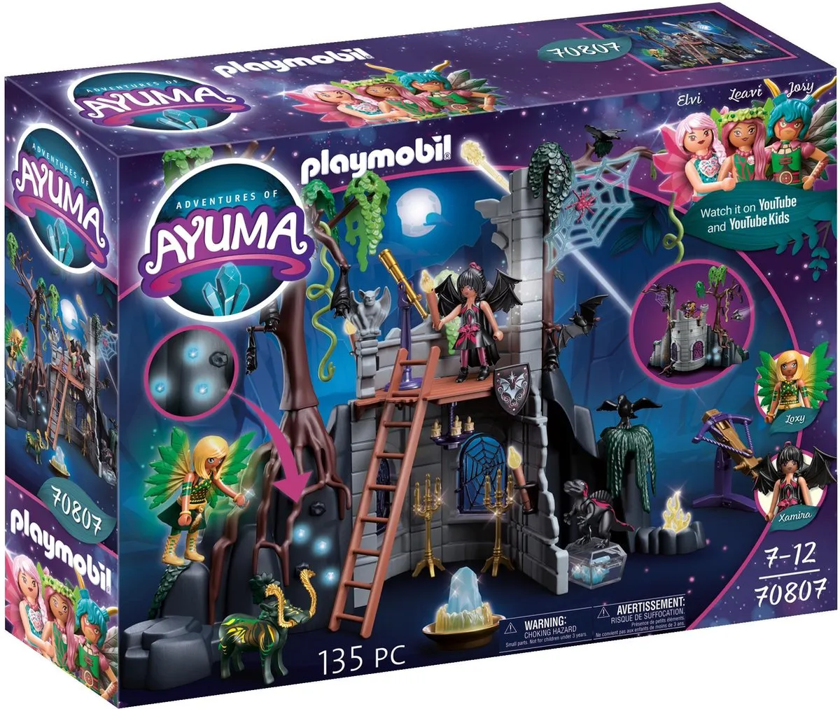 Playmobil Adventures of Ayuma Bat Fairies Ruïne 70807