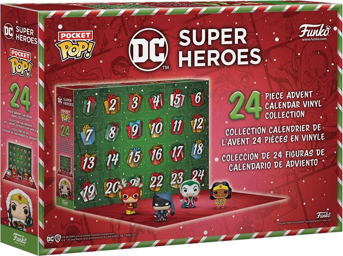 Funko DC Super Heroes Adventskalender Pocket Pop