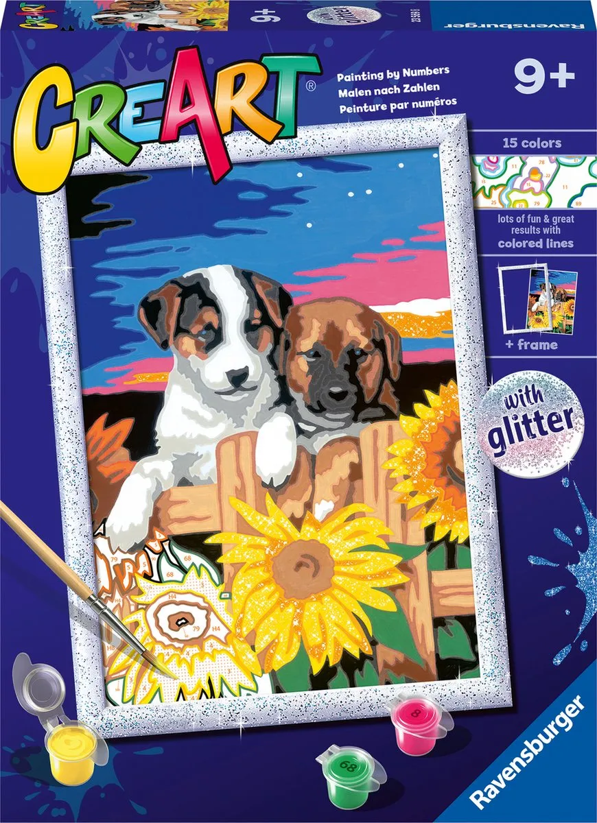 Ravensburger CreArt Sunset Paw-fection Schilderen op nummer
