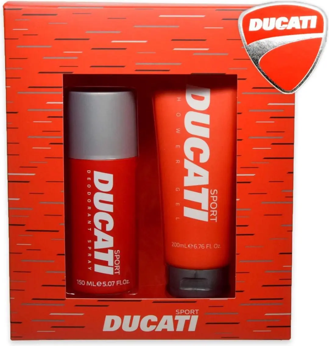 Ducati Sport Giftset met 200 ml douchegel en 150 ml bodyspray