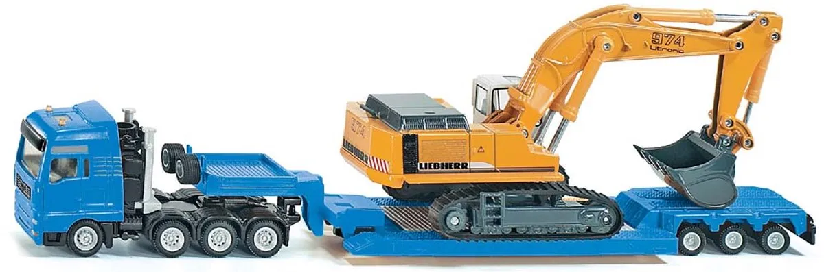 SIKU 1847 MAN Vrachtwagen met Liebherr Dieplader 1:87