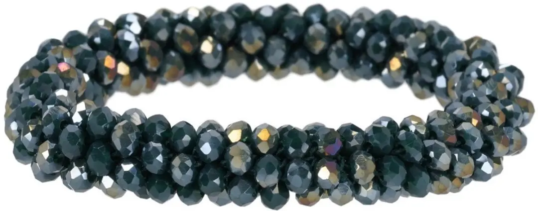QHP Knotband Shine Palm Green