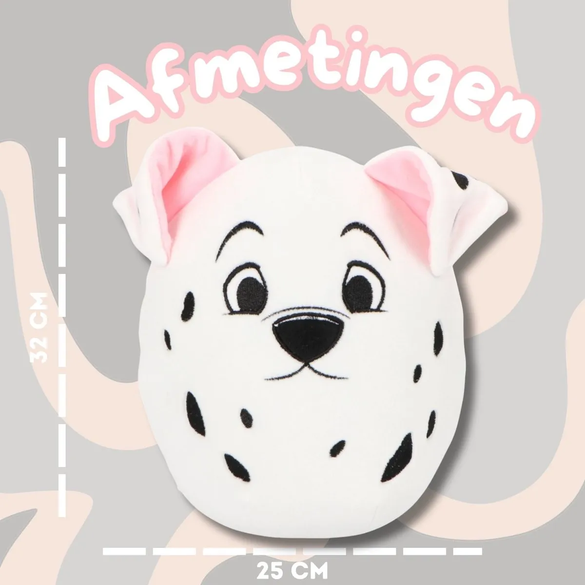 Disney Dalmatiër Squishy 32cm - Multicolor