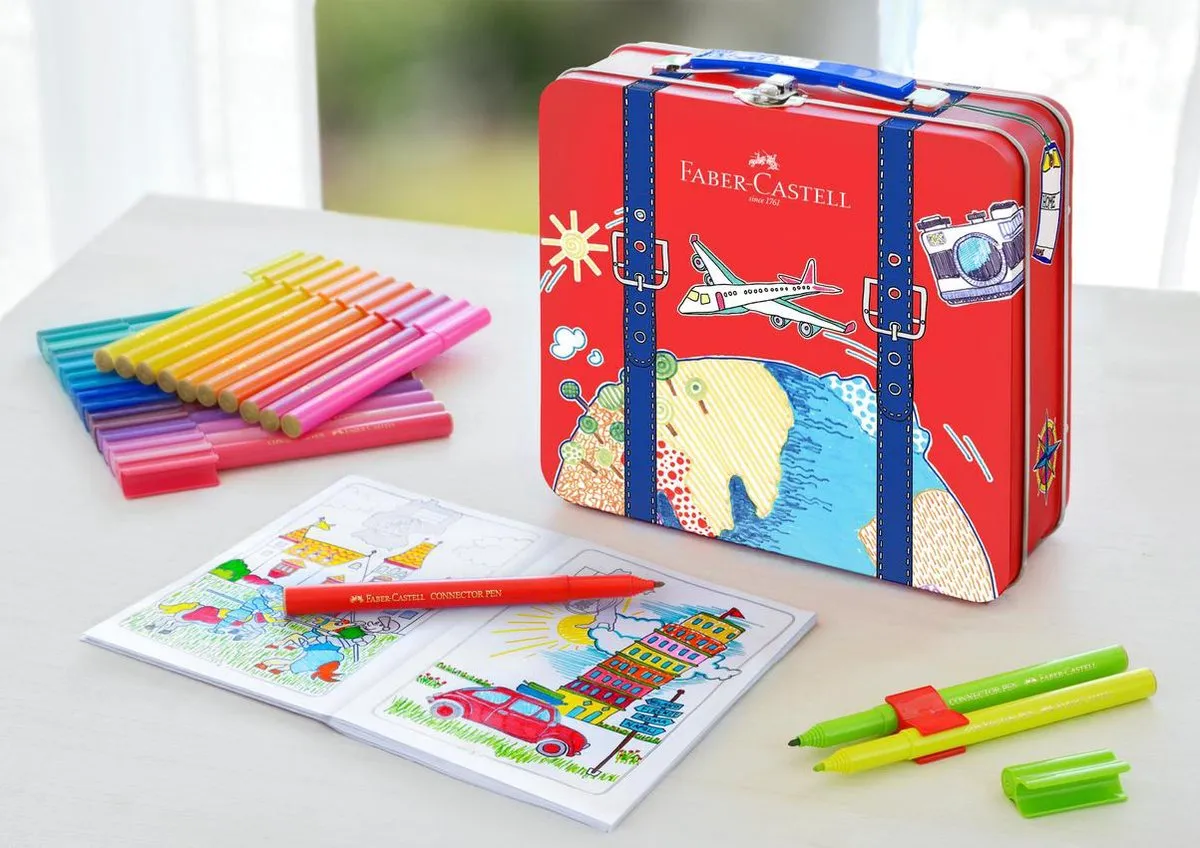 Faber-Castell Connector Viltstiften 46 Stuks - Assorti