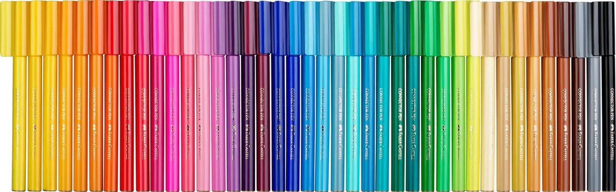 Faber-Castell Connector Viltstiften 46 Stuks - Assorti