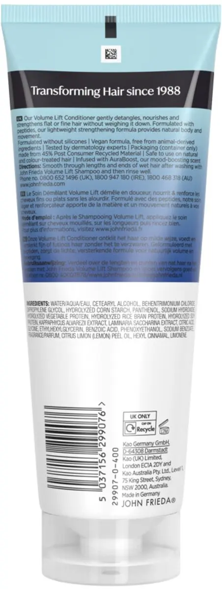 John Frieda Volume Lift Lightweight Conditioner