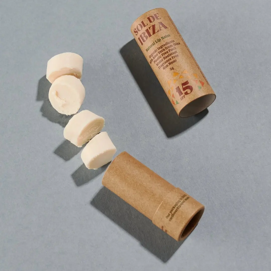 Sol de Ibiza Lippenbalsem SPF15 5ml - Natuurlijk met Sheaboter