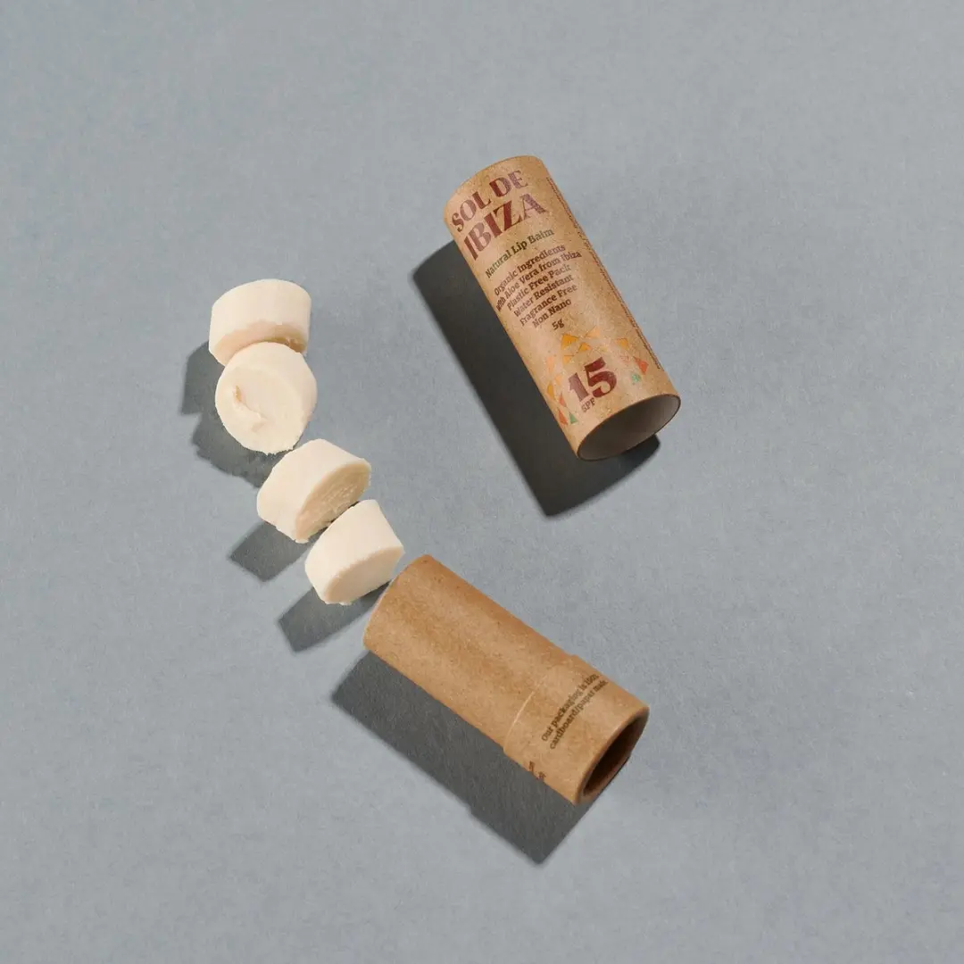 Sol de Ibiza Lippenbalsem SPF15 5ml - Natuurlijk met Sheaboter