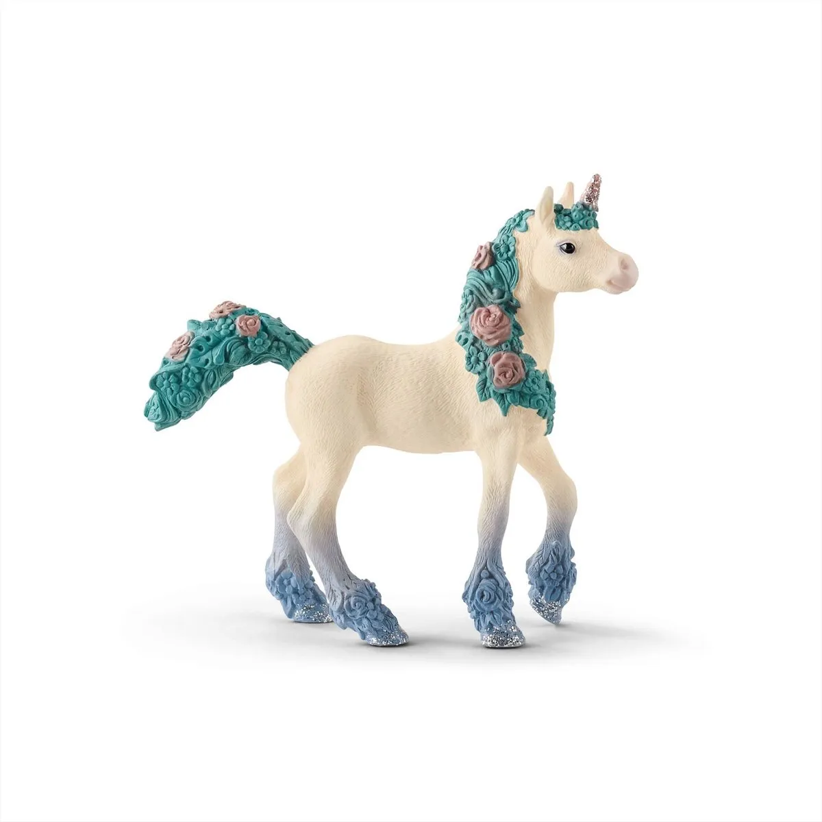 Schleich Bayala Bloemeneenhoorn Veulen Speelfiguur 70591 - Multikleur - afbeelding 6 van 6