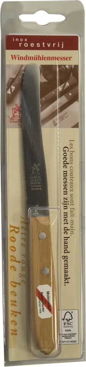 Robert Herder Tafelmes L4PC-00012232 - Lemmet 12,5cm - Beukenhout - afbeelding 2 van 6