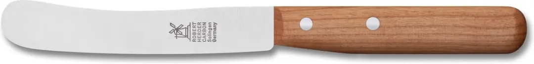 Robert Herder Buckels Ontbijtmes 118mm Carbonstaal - Kersenhout - afbeelding 6 van 6