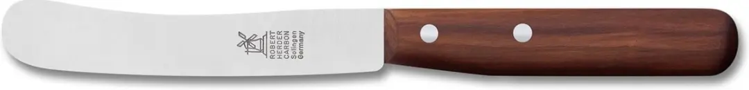 Robert Herder Buckels Ontbijtmes 118mm - Pruimenhout