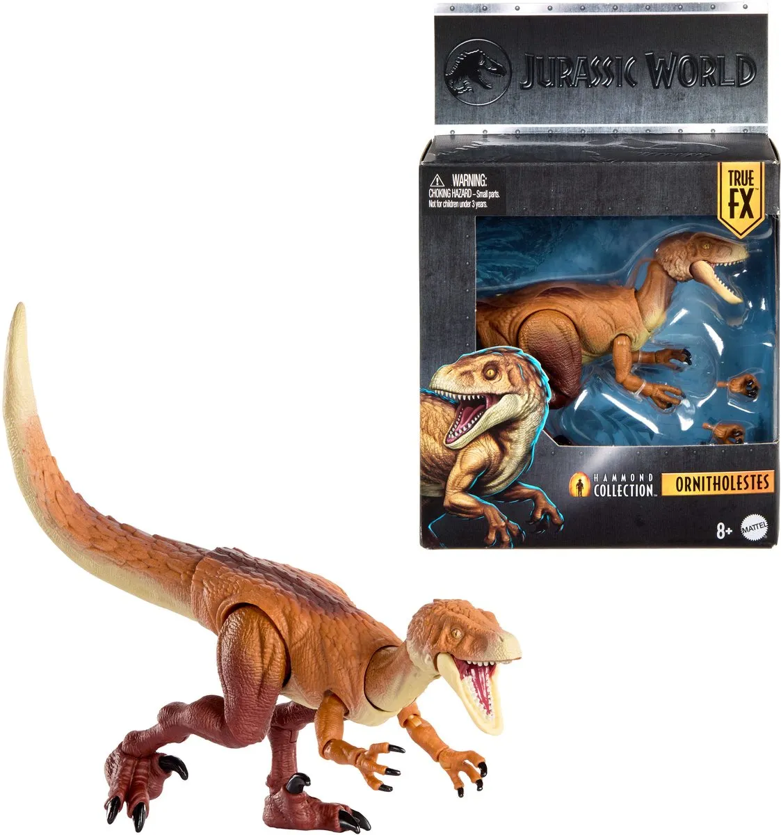 Mattel Jurassic World Hammond Collection Ornitholestes - Action Figuur - Multi