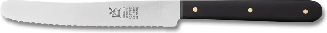 Robert Herder POM Ontbijtmes Kartel 12cm - Zwart
