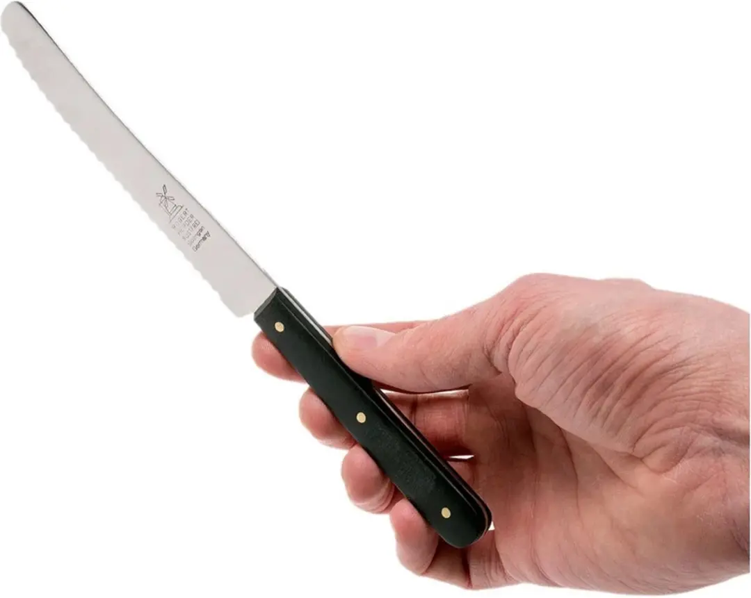 Robert Herder POM Ontbijtmes Kartel 12cm - Zwart