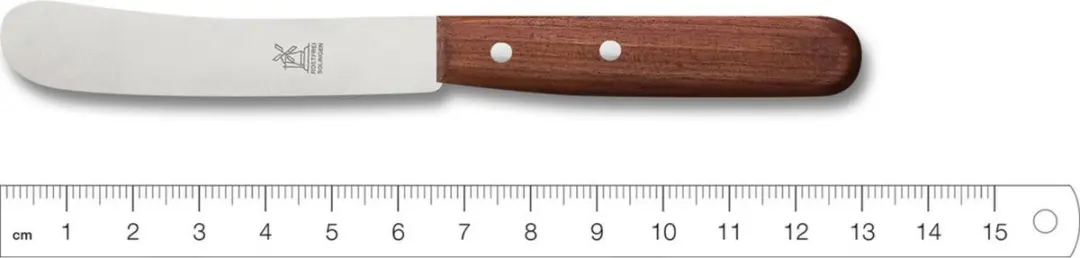 Robert Herder Botermes Buckels RVS - Lemmet 70mm Pruimenhout