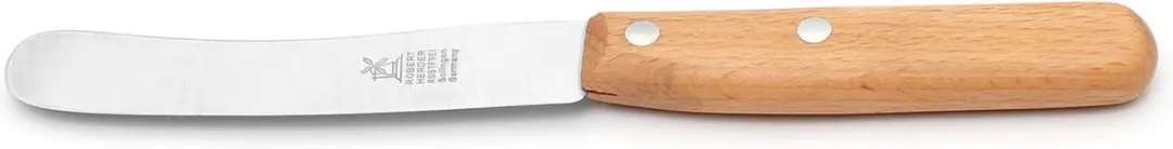 Robert Herder Botermes Buckels RVS - Lemmet 70mm - Beukenhout