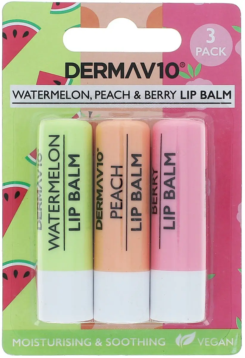 Derma V10 Summer Set Lip Balm