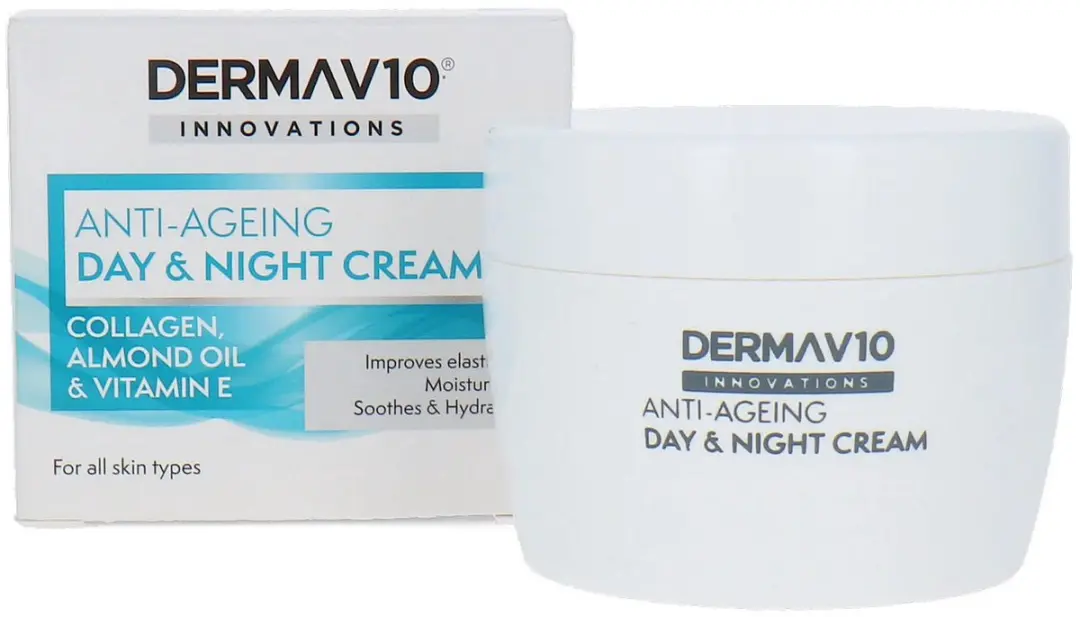 Derma V10 Anti-Ageing Dag & Nachtcrème 50ml