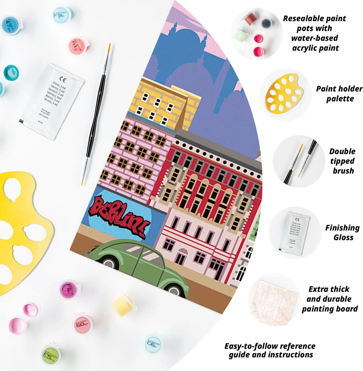 Ravensburger CreArt Colourful Berlin Schilderen op Nummer