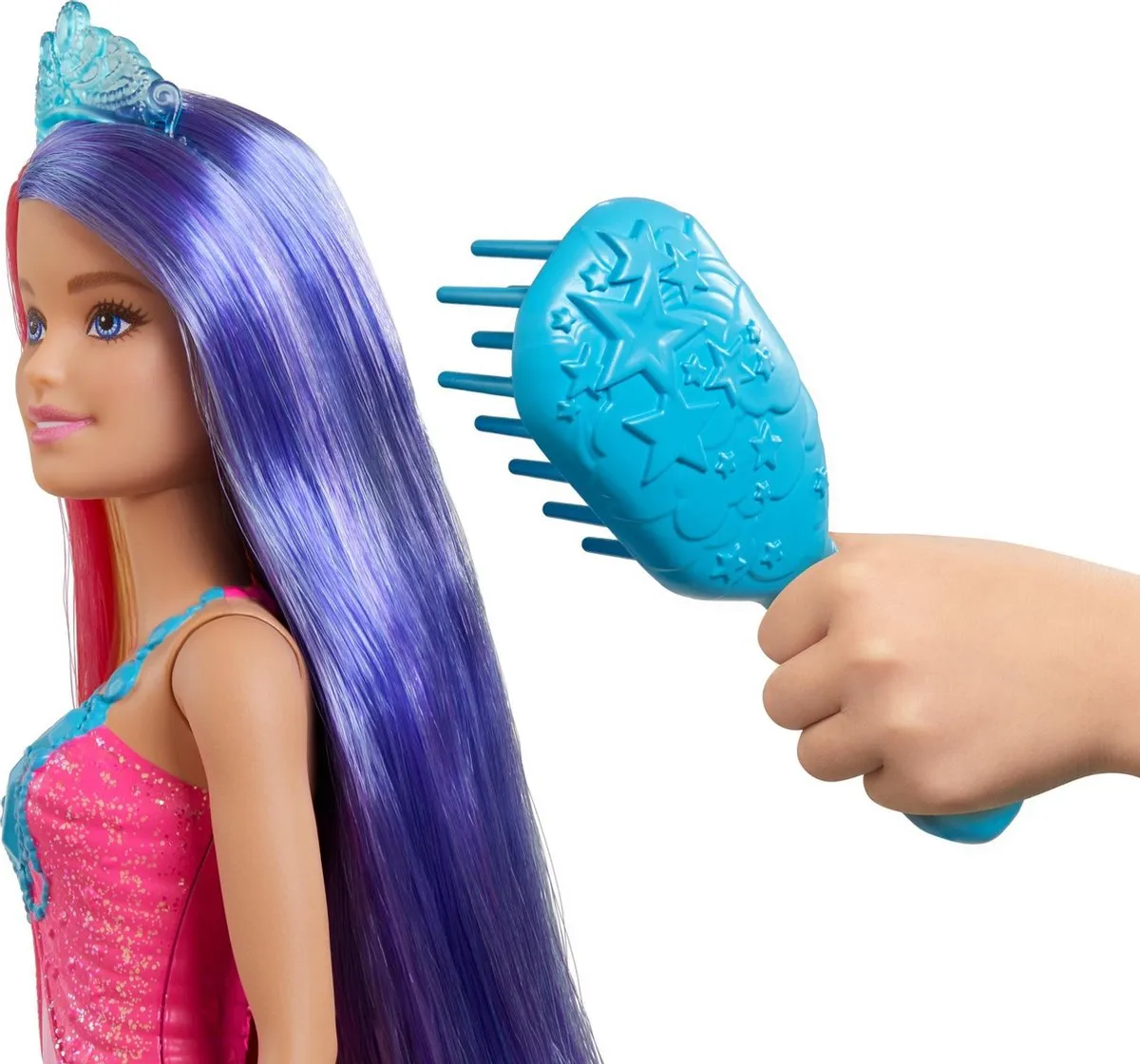 Barbie Dreamtopia Lang Haar Prinses - Meerkleurig