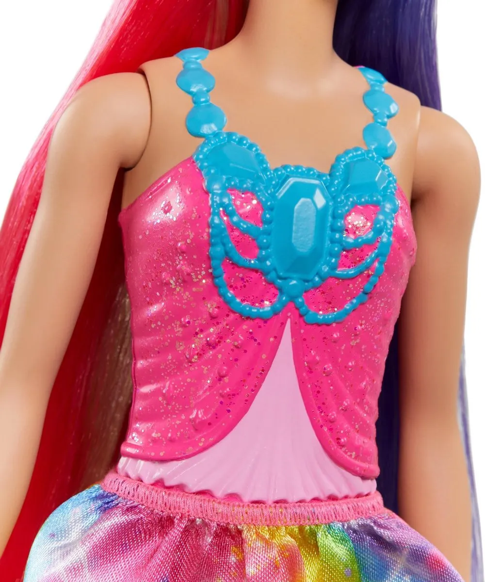 Barbie Dreamtopia Lang Haar Prinses - Meerkleurig