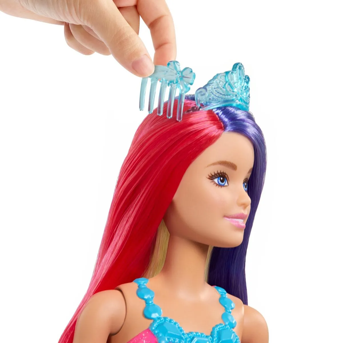 Barbie Dreamtopia Lang Haar Prinses - Meerkleurig