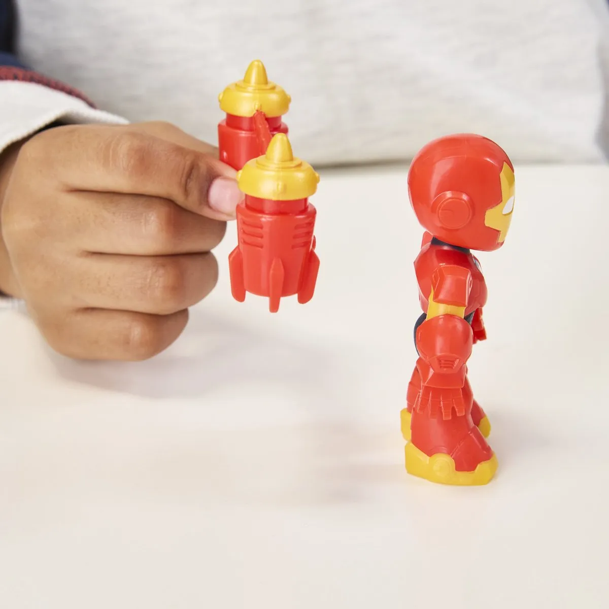 Hasbro Marvel Iron Man Awesome Friends Actiefiguur G14675X00 - Rood - afbeelding 4 van 6