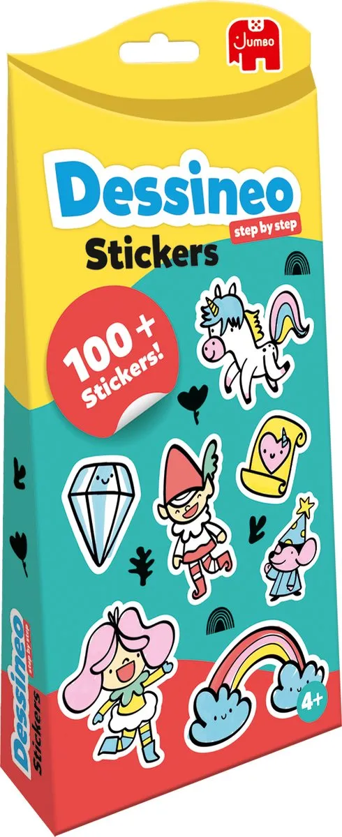 Jumbo Dessineo Feeën & Eenhoorns Stickers Theme Pack