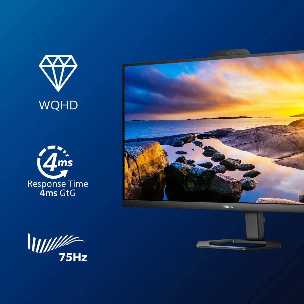 Philips 27E1N5600HE QHD Webcam Monitor 27" - USB-C 65W - afbeelding 6 van 6