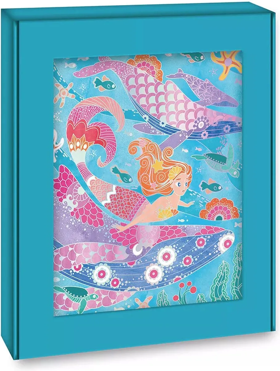 Janod Magic Ocean Aquarel Schilderpakket - 4 Zeemeerminnen