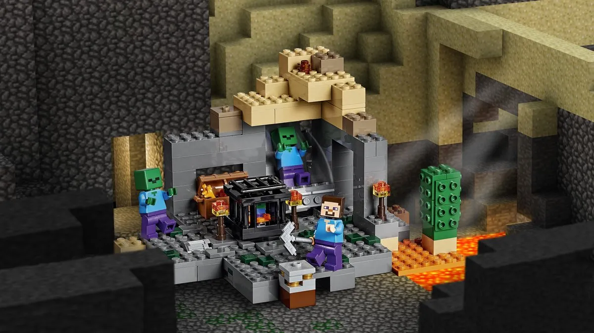 LEGO Minecraft De Kerker 21119 - 219 Stenen