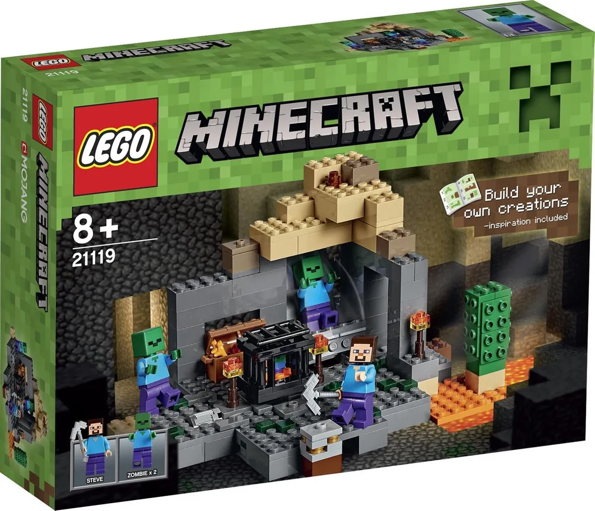 LEGO Minecraft De Kerker 21119