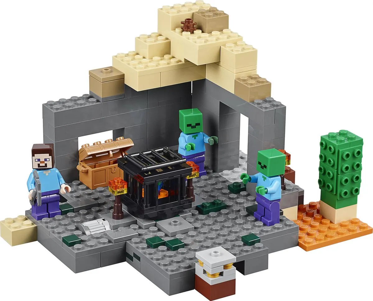 LEGO Minecraft De Kerker 21119 - 219 Stenen