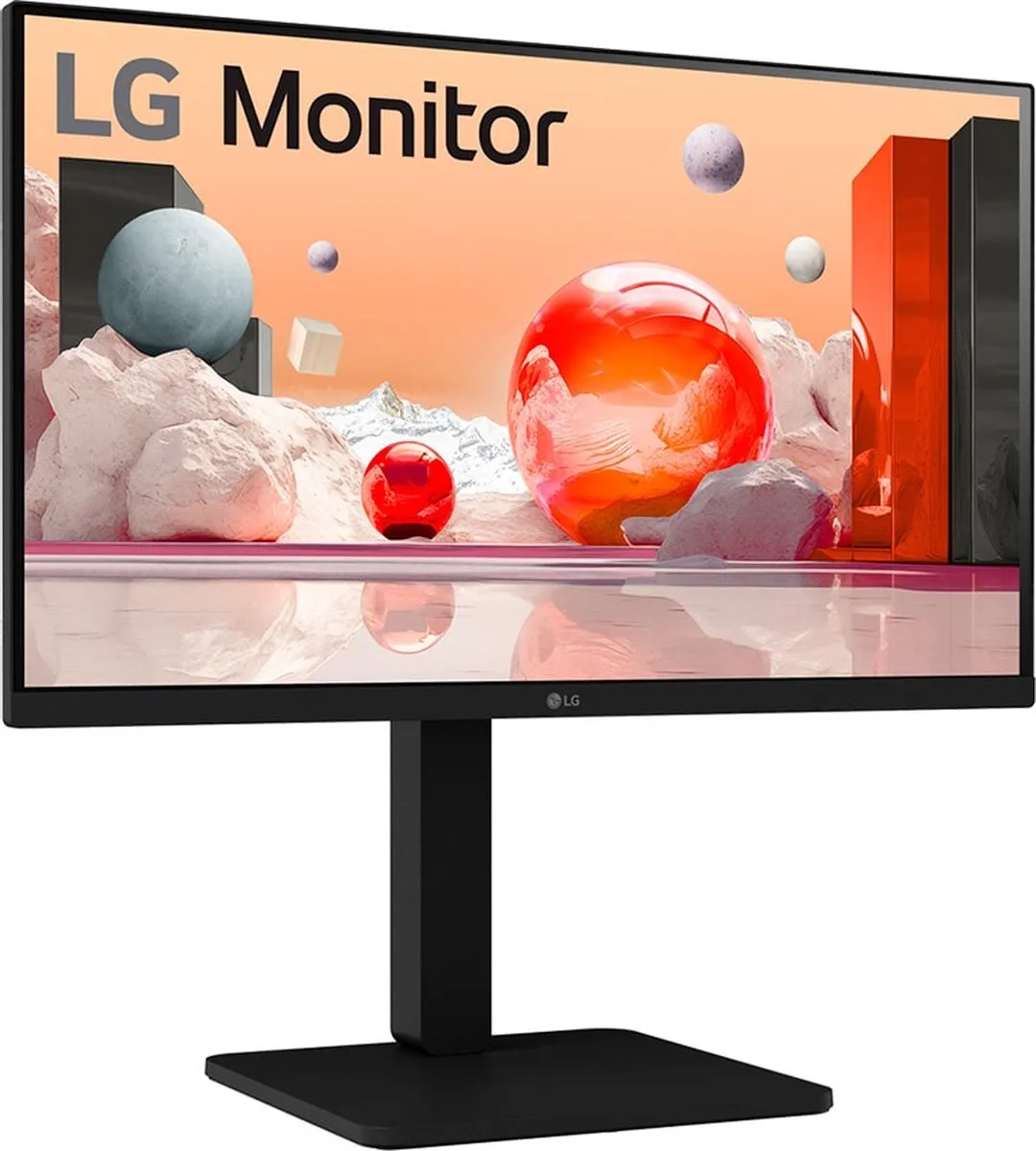 LG 24BA560-B Monitor 24 inch - Zwart