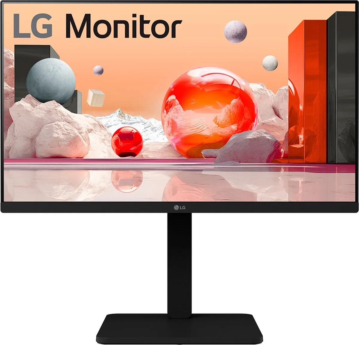 LG 24BA560-B Monitor 24 inch - Zwart