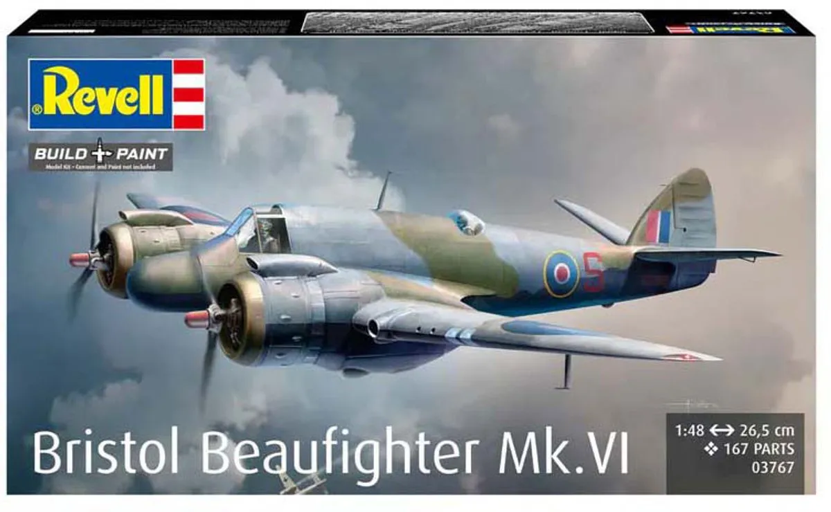 Revell 03767 Bristol Beaufighter Mk. VI Modelbouwpakket - 1:48 - Multi