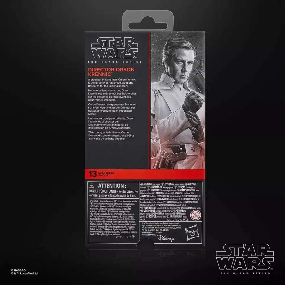 Hasbro Star Wars The Black Series Orson Krennic Actiefiguur - HASG1827 - Multi